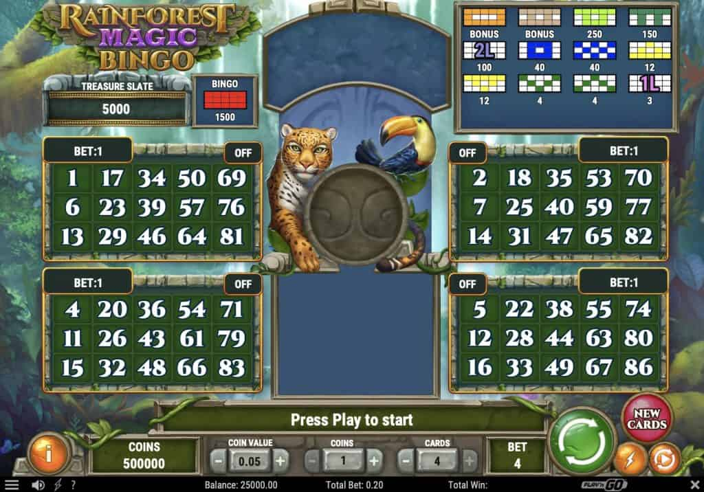 Bitcasino - Bingo Mágico de la Selva Tropical